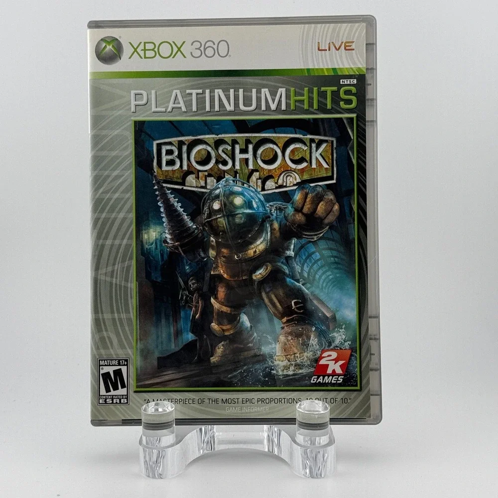 BIOSHOCK Platinum Hits (Microsoft Xbox 360, 2007) CIB Fast SHIPPING!